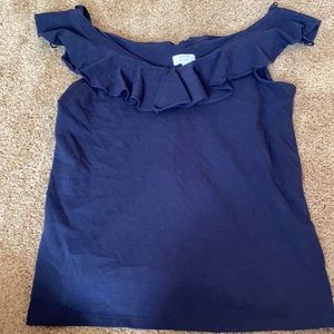 Navy off the shoulder top